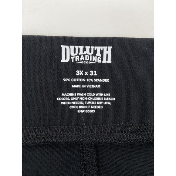 Duluth Trading Pants Womens 3X Black NoGA Naturale Bootcut Plus Stretch Casual - Picture 3 of 9